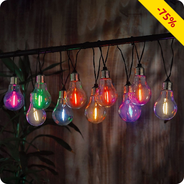 LED Solarlampe, 10 Stück