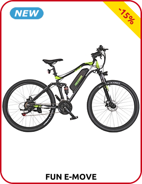 Elektrovelo Crossover «CD15», FUN E-MOVE, 21 Gänge