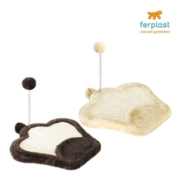 Kattenkrabber met veer 35x33x27 cm bruin | HORNBACH