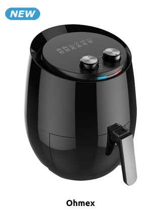 Ohmex Heissluftfritteuse «3502 AIR», mit Überhitzungsschutz, 3,2 l