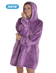 Fleecepullover, violett