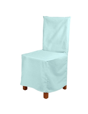 Stuhlhusse mit Schleife, wassergrün