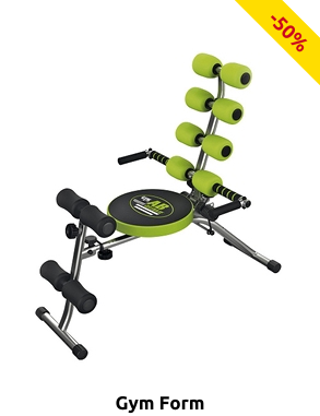 Gymform Fitnessgerät  «AB Celerate», grün/schwarz