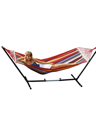 Hängematte, reine Baumwolle, L 190 x B 100 cm