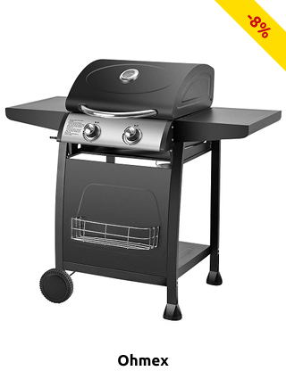 Ohmex Gasgrill «BBQ-2220», automatische Zündung