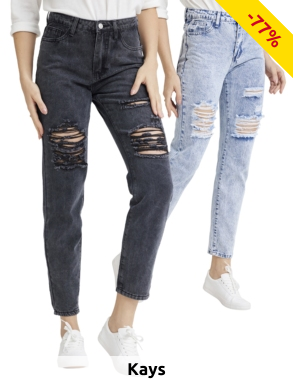 Jeans loose fit «Rebel», hellblau