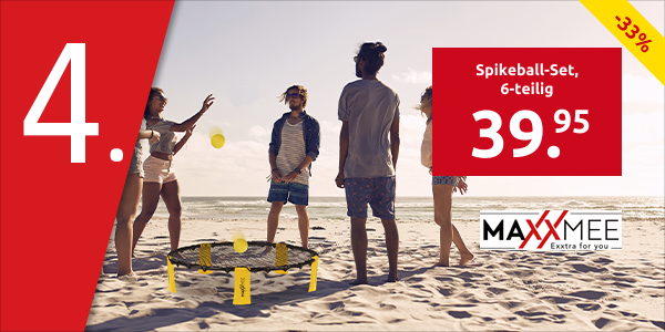 Spikeball-Set, 6-teilig, 4 Spieler