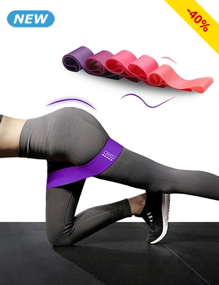 5 Strapazierfähige Fitnessbänder, 5 Widerstandsstufen