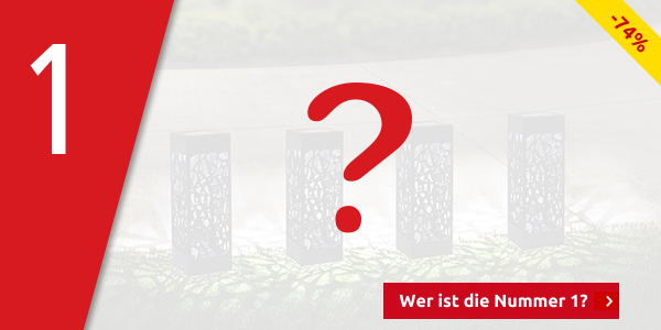 Solarlampe «Cube», 4 Stück