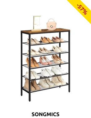 Songmics Schuhregal «Mia 15», H 107 cm