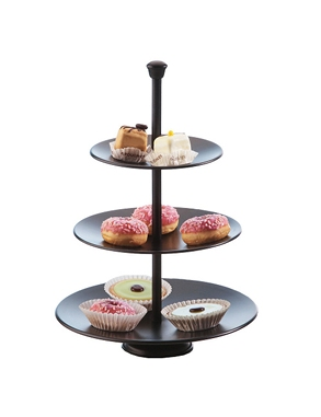 Etagere 3-stöckig, H 36,5 cm