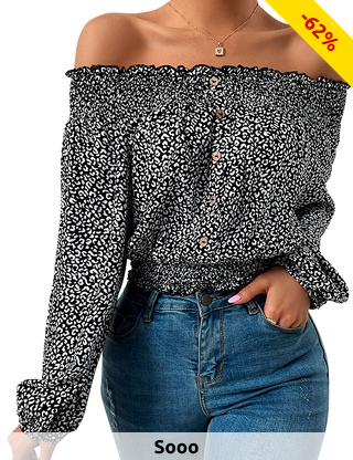 Kurzes Top «Mystic», schwarz/weiss