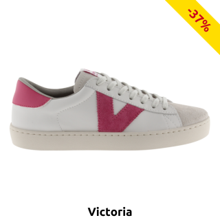 Victoria Sneakers «Fresa», weiss/rosa