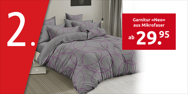 Garnitur «Neo» aus Mikrofaser