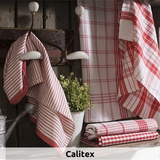 Calitex Küchentücher «Eloane», 5 Stück, rot