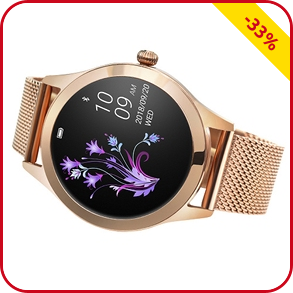 Smartwatch, goldfarben