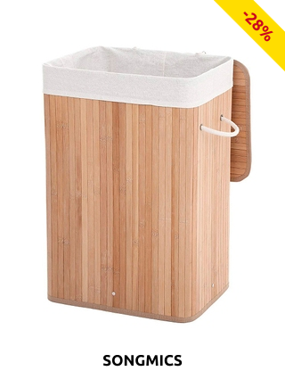 Wäschekorb «Bambus», 72 l