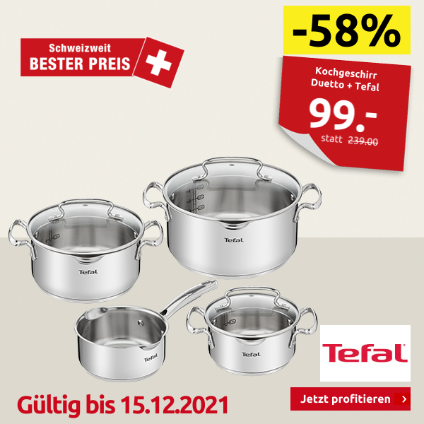 Kochgeschirr Duetto + Tefal