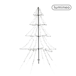 LED Kerstboom buiten 600-lichts warmwit H 300 cm | HORNBACH