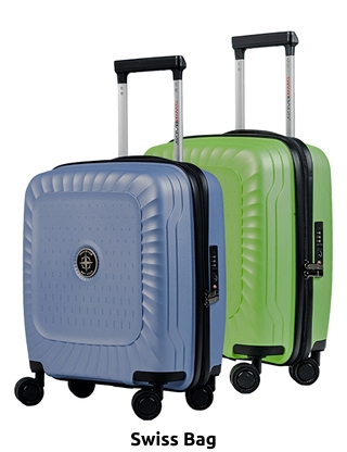 Swiss Bag Trolley «Cabine EasyJet Ibiza», H 36 cm, 29 l, light, violett