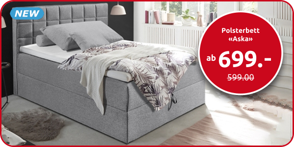 Polsterbett «Aska»