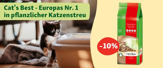 Cat's Best - Europas Nr.1 in pflanzlicher Katzenstreu