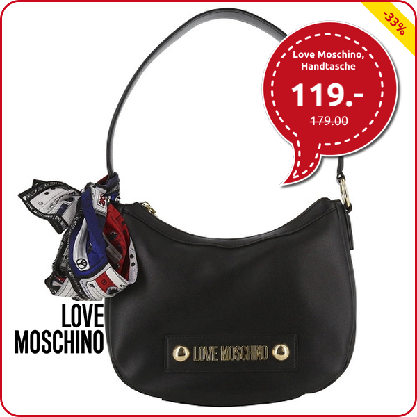 Love Moschino, Handtasche, schwarz