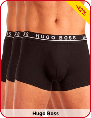 Hugo Boss Boxer, 3er-Pack, schwarz
