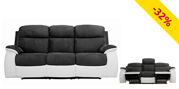Relaxsofa «Damian», 3-Sitzer