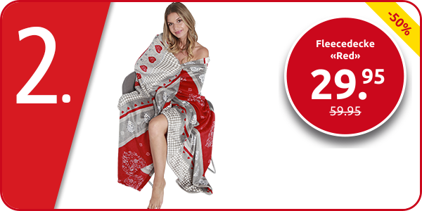 Fleecedecke «Red»