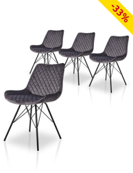 Set 4 Stühle «Mary»