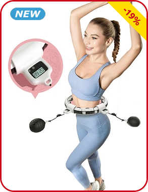 Magnetischer Hula-Hoop-Reifen für Taillenumfang Ø 60-115 cm