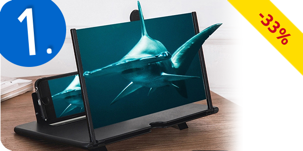 3D-Smartphone-Bildschirmlupe, 12-Zoll