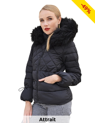 Jacke Attrait, schwarz