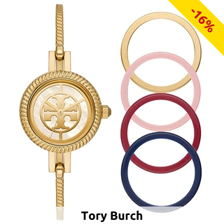 Tory Burch Damenuhr «Reva» mit 5 austauschbaren Farben