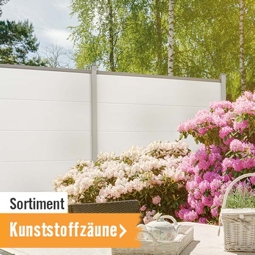 Kunststoffzäune im HORNBACH Onlineshop