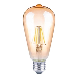 FLAIR LED LampeST64 Filament amber E27/4W(35W) 400 lm 2000 K warmweiß