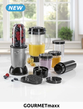 GOURMETmaxx Mixer «Mr. Magic», 9-in-1, 18-teilig
