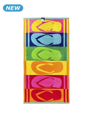 Strandtuch «Flip Flops», 90 x 180 cm