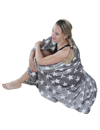 Fleecedecke «Stars», 150 x 200 cm