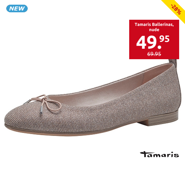 Tamaris Ballerinas, nude