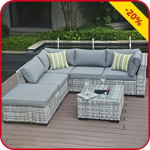 Gartenset «Festy», 4-teilig