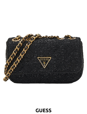 GUESS Tasche aus Wolle «Cessily», schwarz