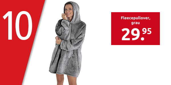 Fleecepullover, grau