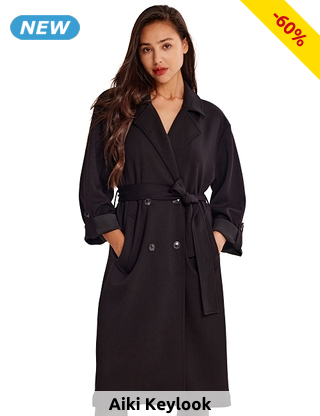 Mantel «Aria», schwarz