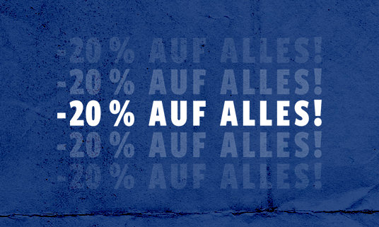 20% AUF ALLES