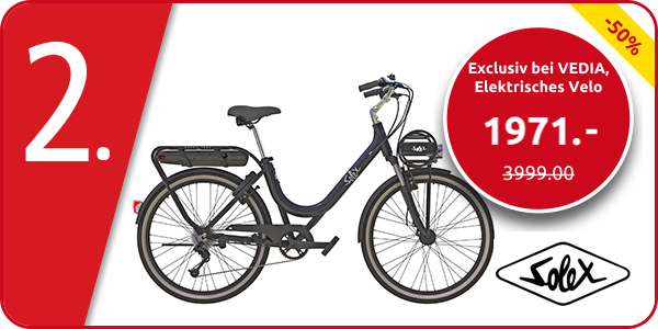 Exclusiv bei VEDIA, Elektrisches Velo Solex Intemporel Confort, 400Wh