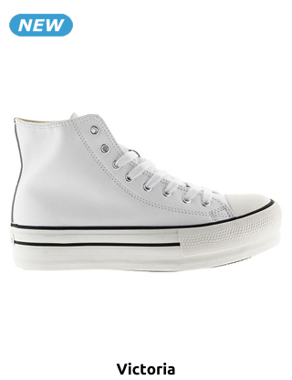 Victoria Sneakers high «Blanco», weiss