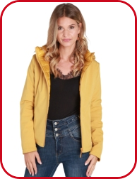 Wendbare Übergangsjacke 2-in-1, senf