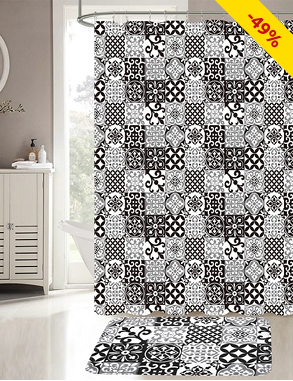 Duschvorhang «Nala», 180 x 180 cm